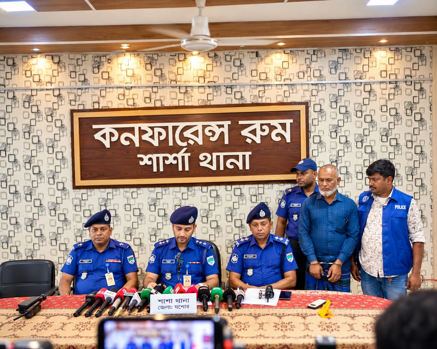 শার্শায় ১৮ স্বর্ণের বারসহ পাচারকারী আটক